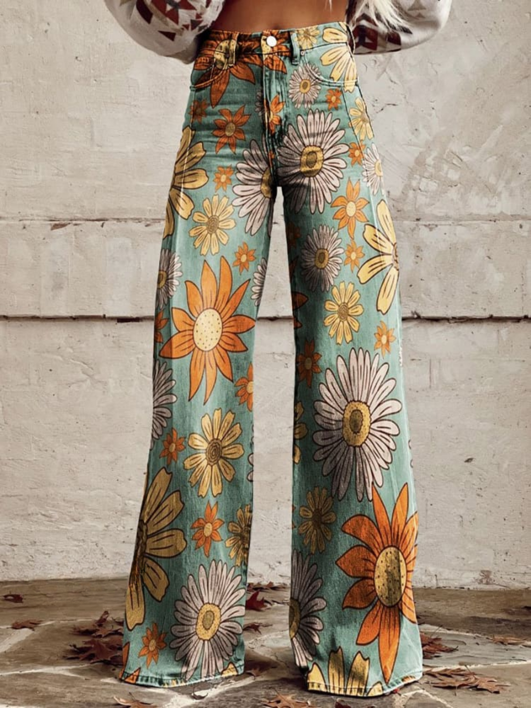 Daisy | Festival Bloom Wide-Leg Pants