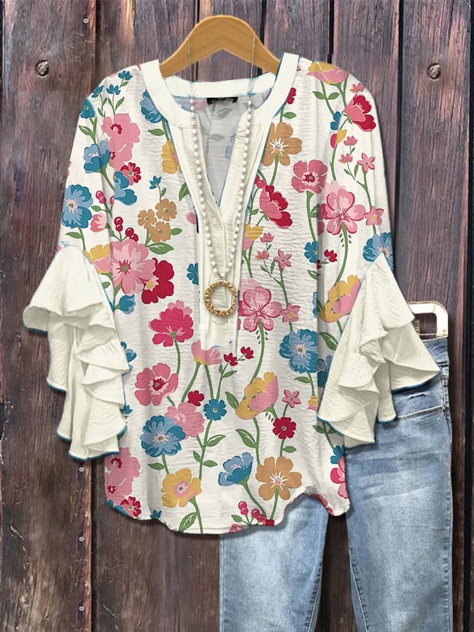 Isla Bloom™ | Joyful Garden Blouse