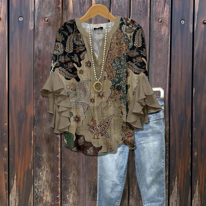 Boheme tapestry™ | vintage patch blouse