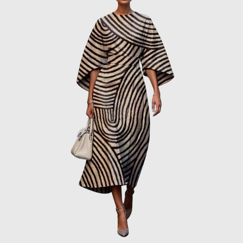 Melody™ - Elegant Dress with Round Neck