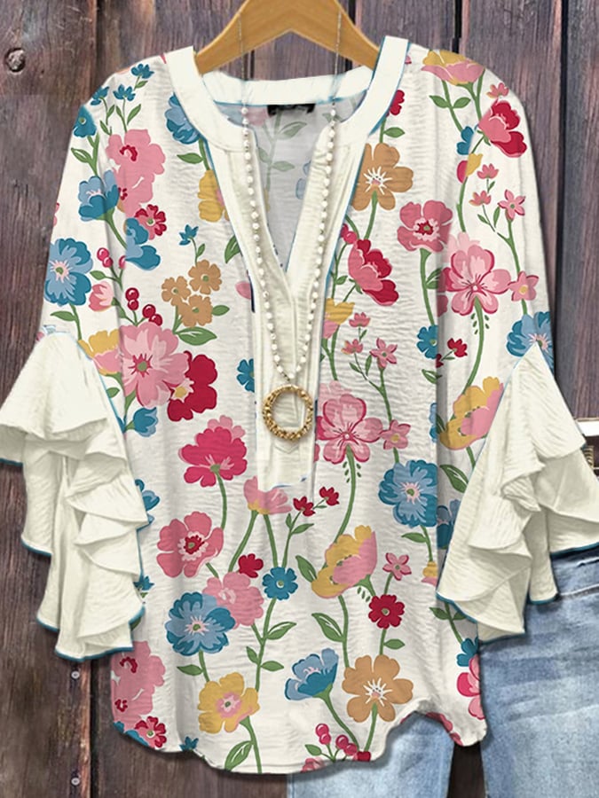 Isla Bloom™ | Joyful Garden Blouse