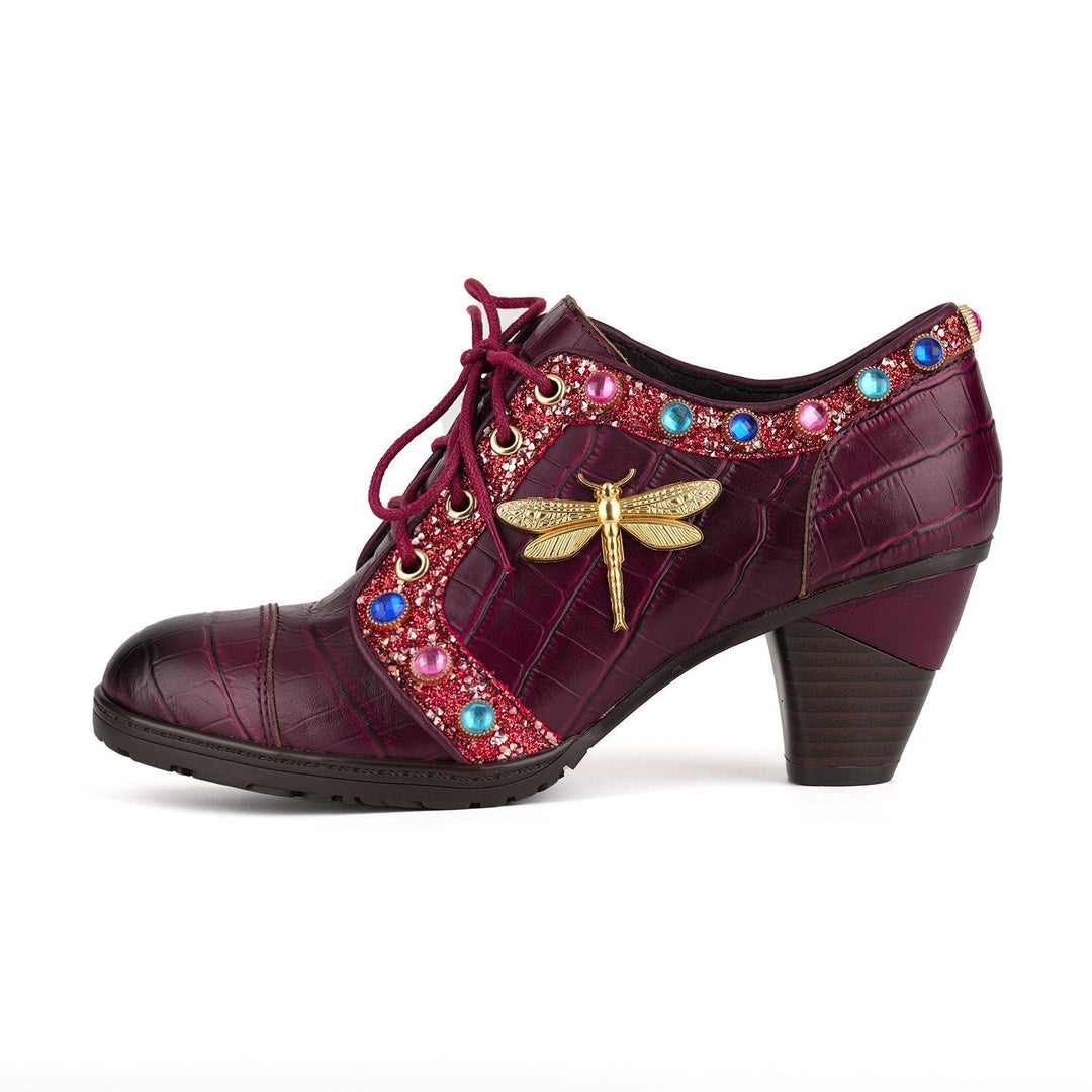 Vintage Dragonfly Elegance Pumps